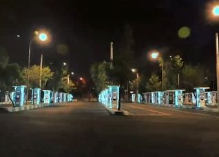 ویدیوی بزرگ‌ترین ایستگاه‌ شارژ خودروهای برقی ایران